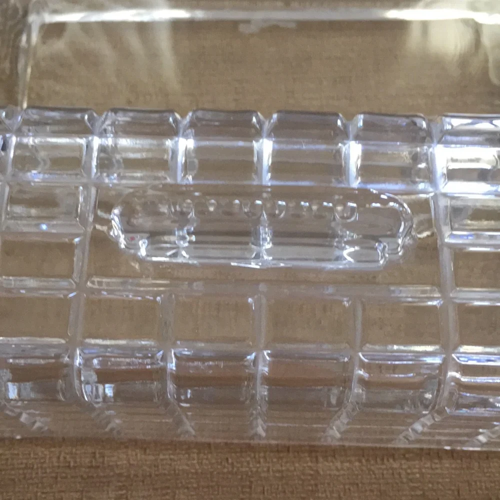 RARE Vintage Heisey Victorian Clear 1/4 Pound Covered Butter Dish with Handles - Picture 6 of 8
